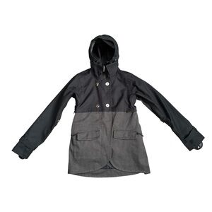 Holden grey and black womens ski/snowboard jacket